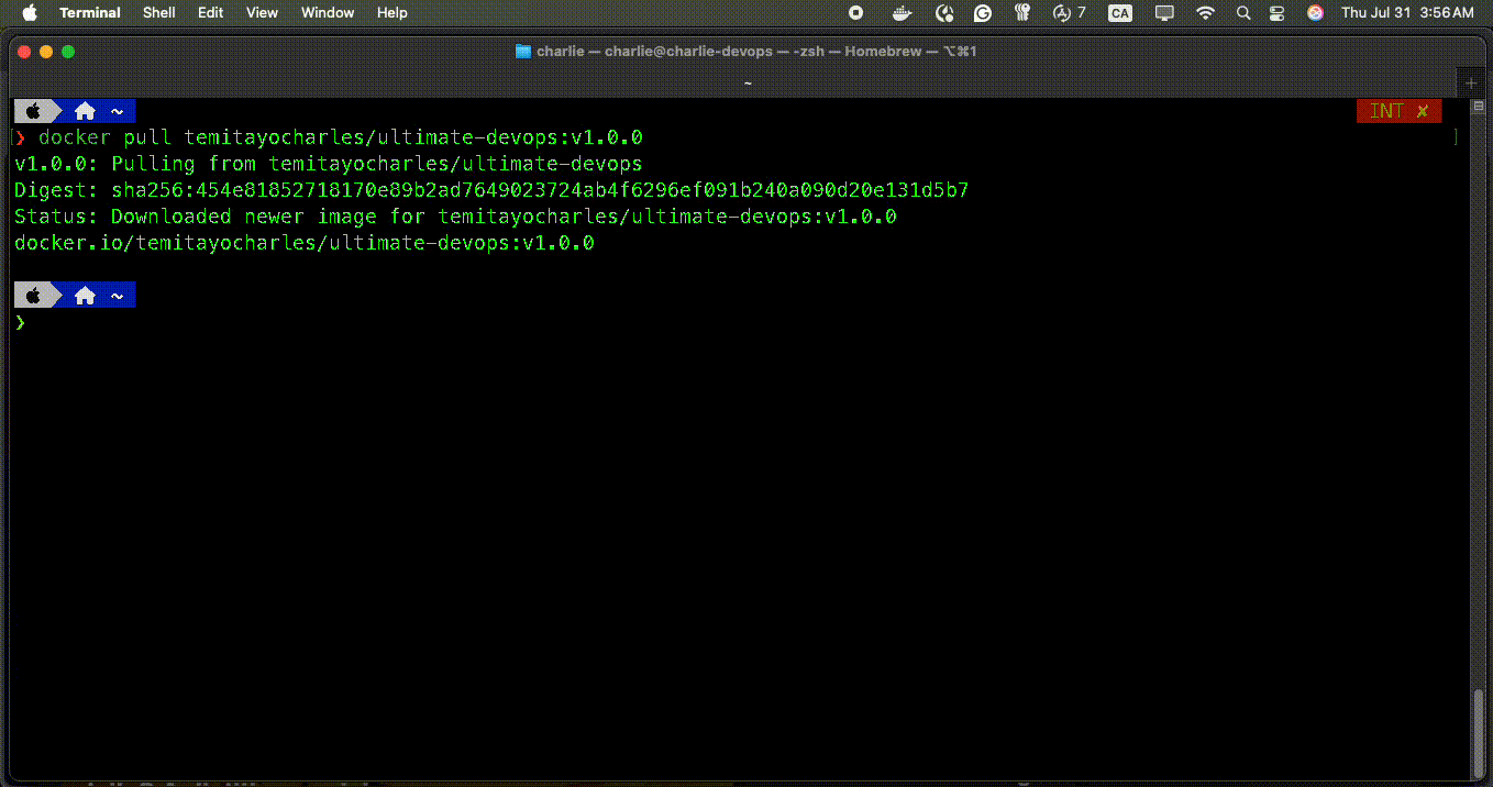 End‑to‑end DevOps workflow demo